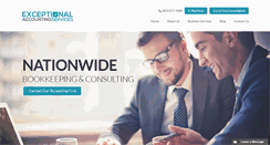 Desktop Screenshot of exceptionalaccounting.com